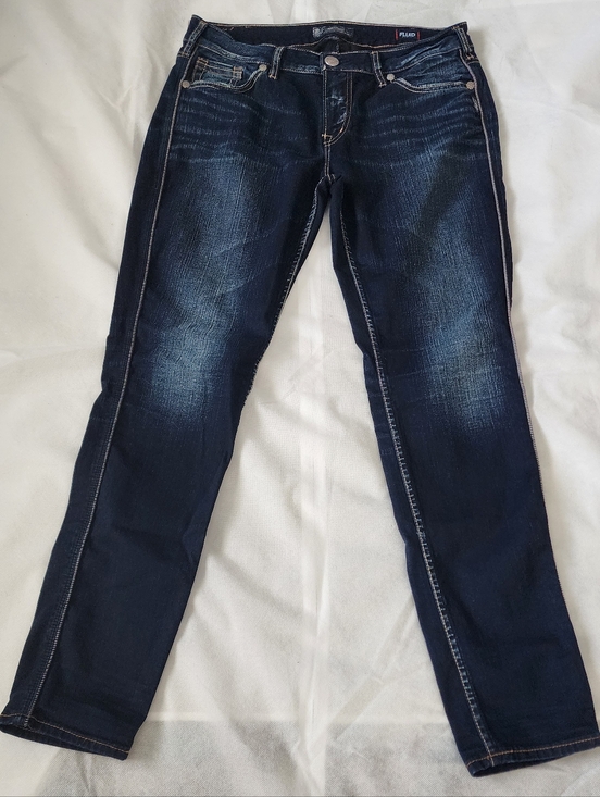 Silver Jeans Denim - Silver Jeans Aiko High Skinny Jeans Size 32x31